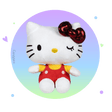 Peluche Hello Kitty Rouge 