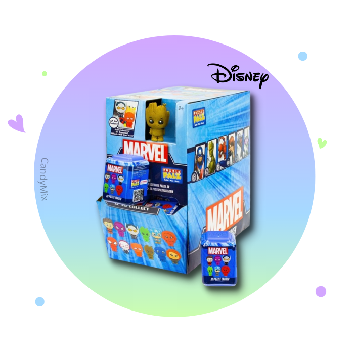 3D -Puzzle -Radiergummi Mystery - Marvel