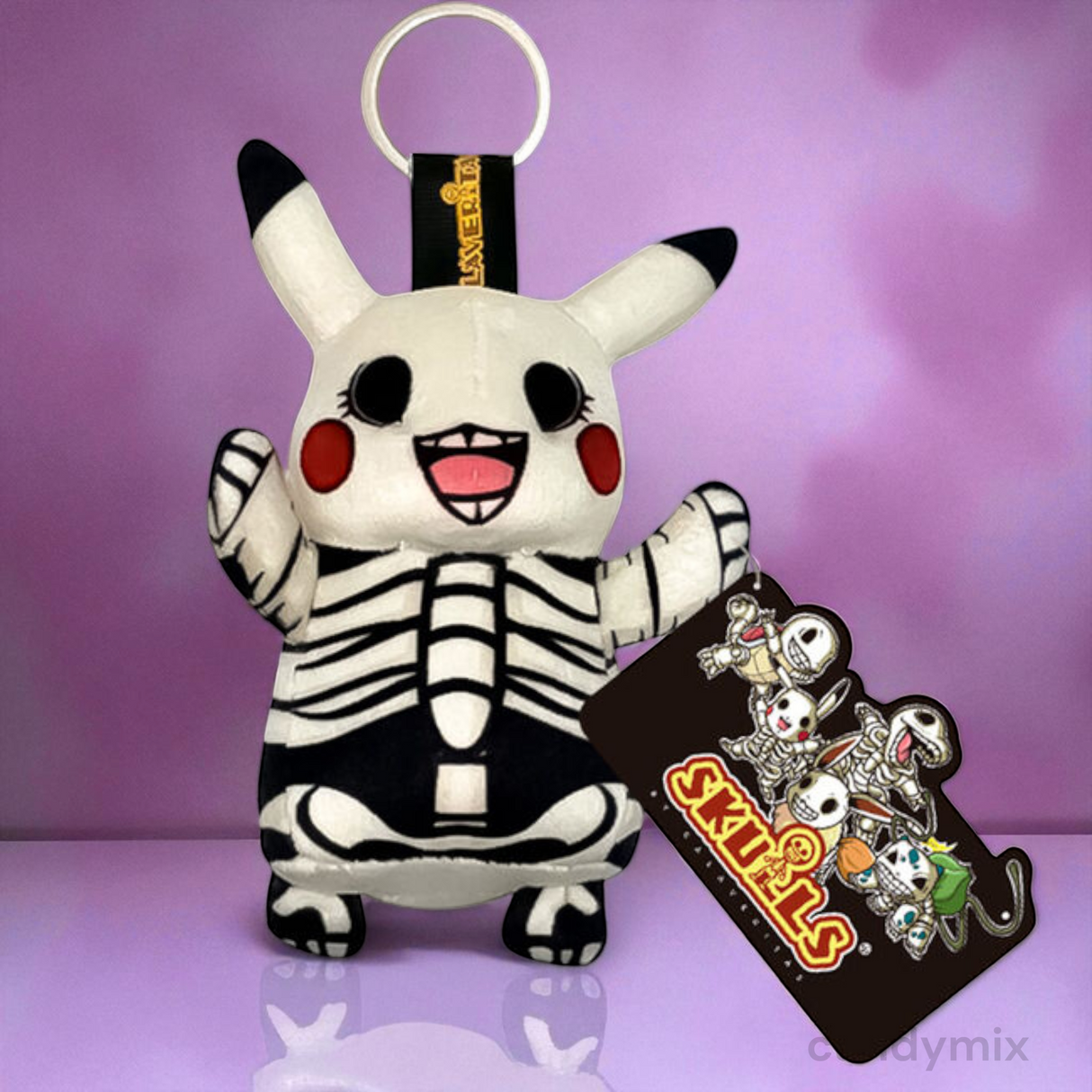 Peluche Porte Clé PokeSkeleton 14cm