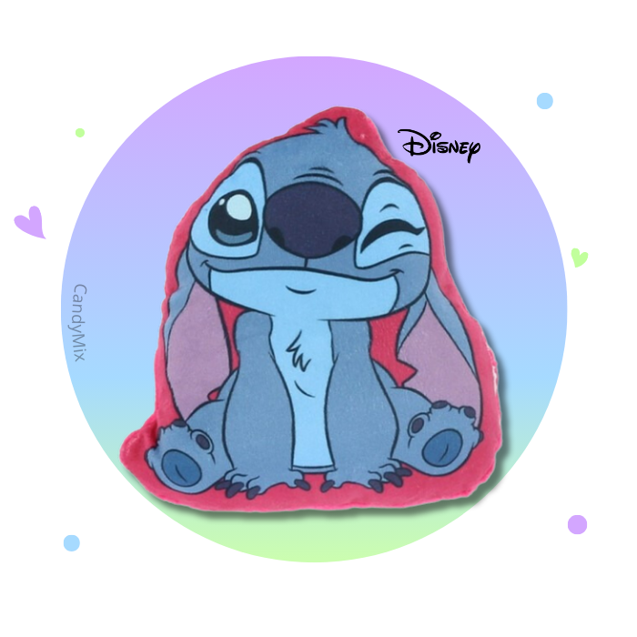 Lilo Et Stitch - Coussin Peluche Rouge  (15cm)