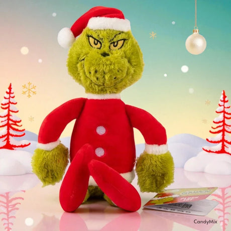 Peluche Grinch Père Noel 