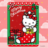 Manta navideña de Hello Kitty