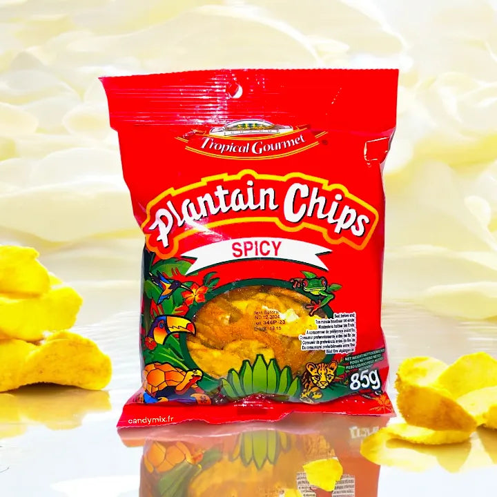 Chips de plátano a plátano de plátano