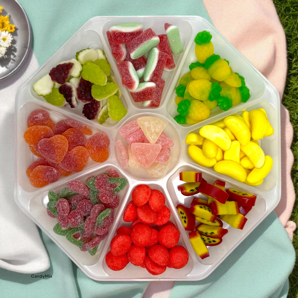 Plateau de bonbons fruit