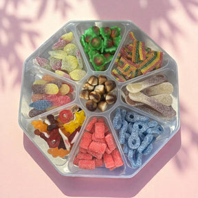 Tablett mit meinen Lieblingssüßigkeiten