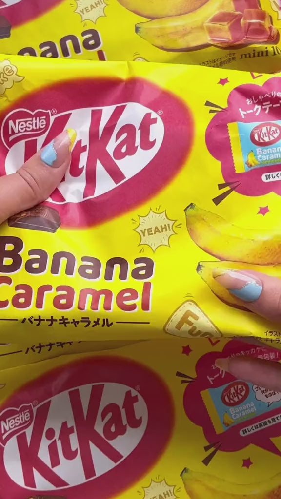 Kit Kat Banana Caramel - Anti Gaspi (DDM dépassée)