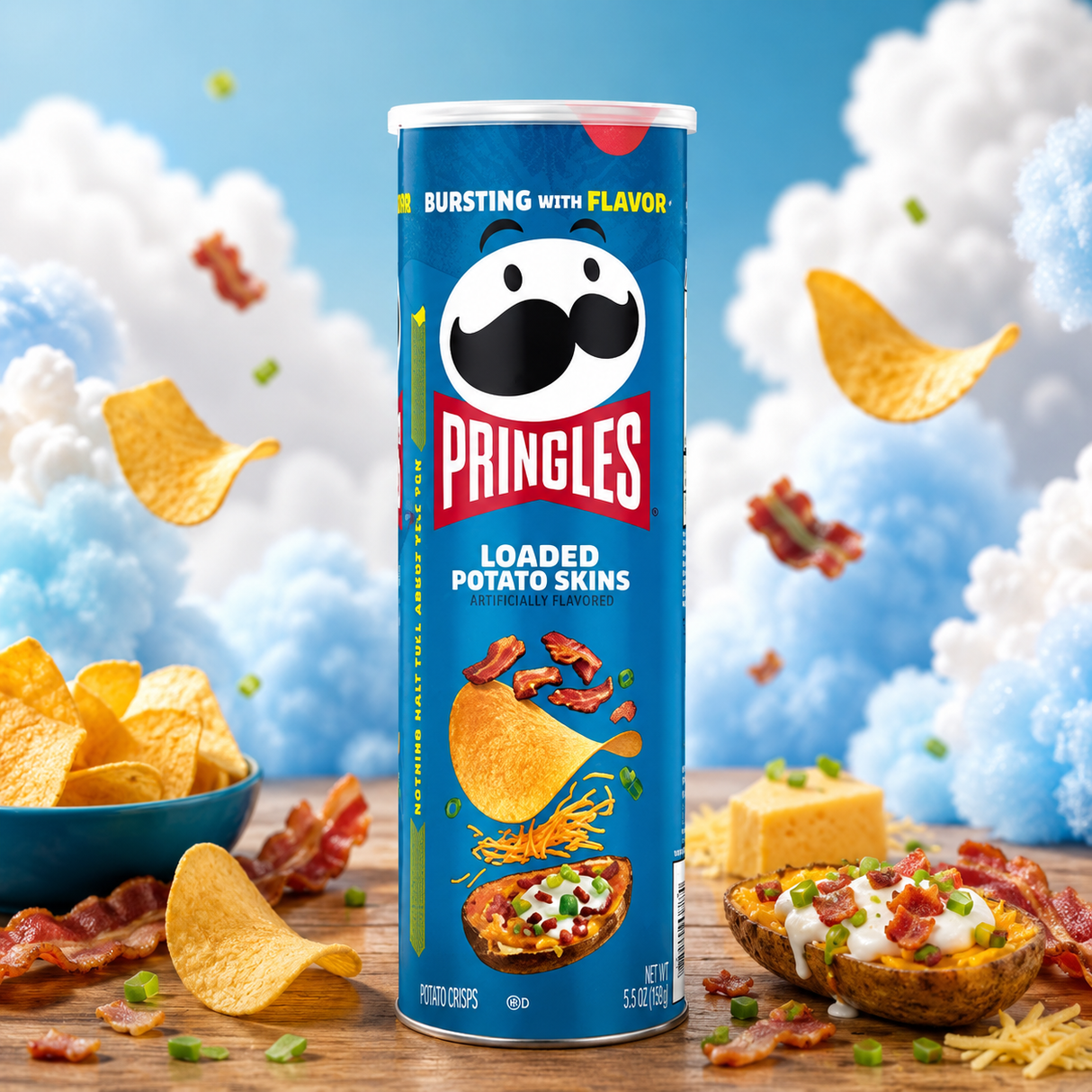 Pringles Loaded Potato Skins 158 g