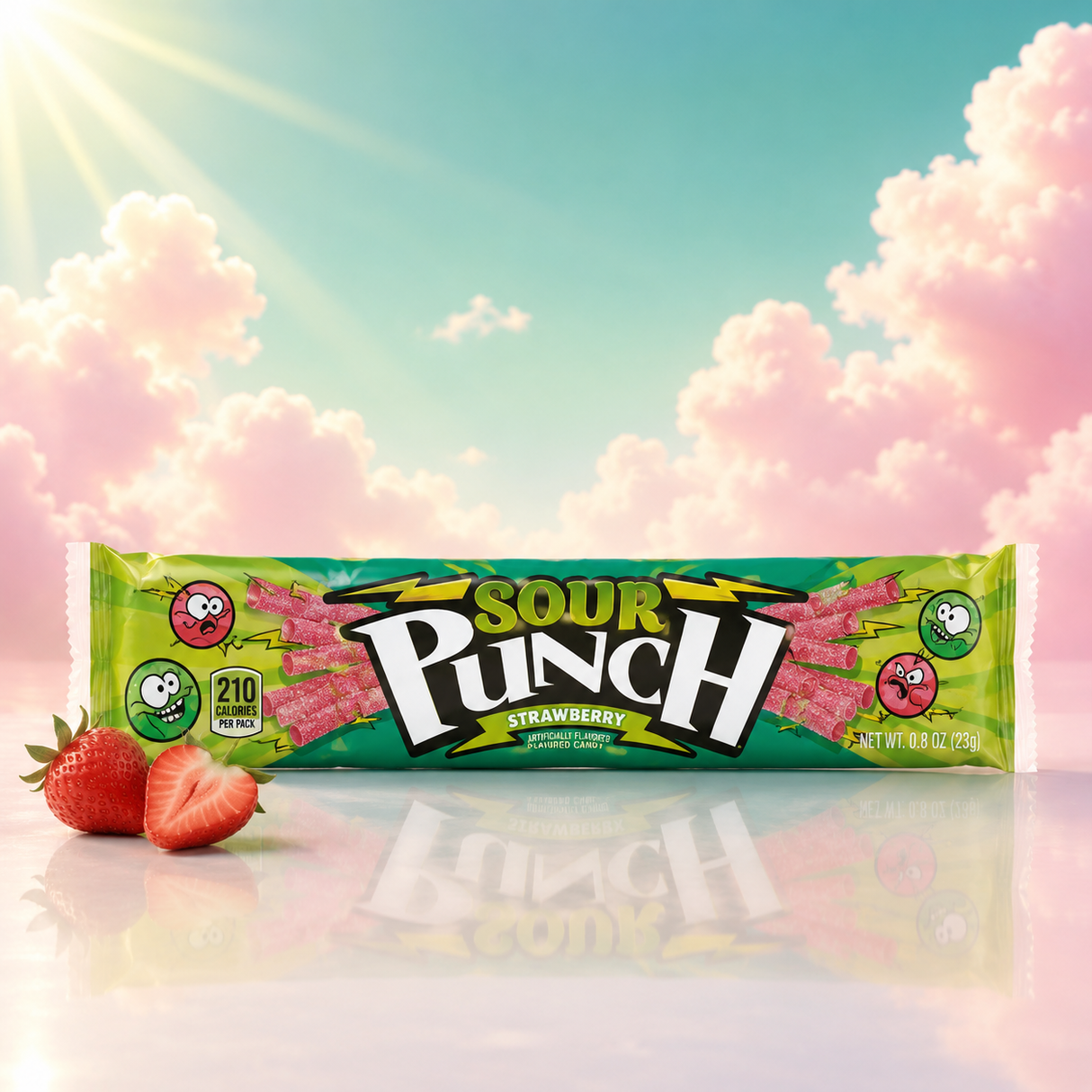 Sour Punch Straws Watermelon 57 g
