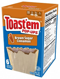 Toast'em Frosted Brown Sugar Cinnamon 288 g - bonbon américain