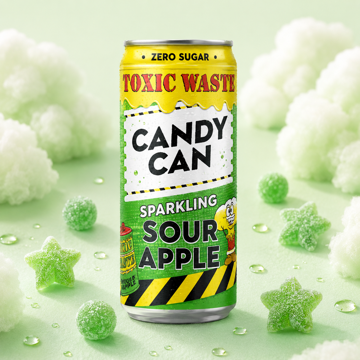 Candy Can Toxic Waste Sour Apple 330 ml