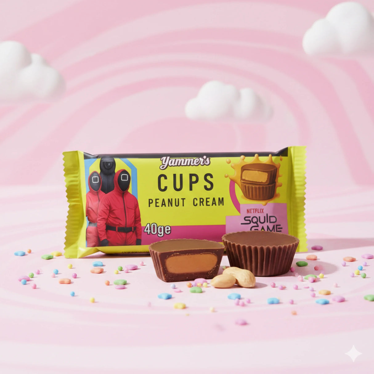 Cups Peanut Cream Squid Game - Yummer's