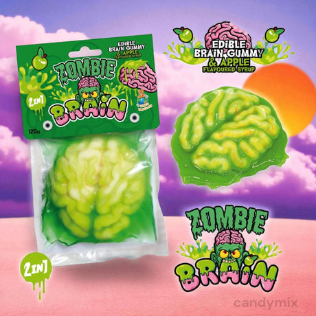 bonbon halloween cerveau de zombie