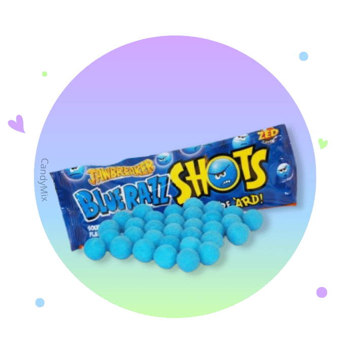 Jawbreaker blue razz shots - CandyMix