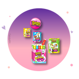 Color Bubble Gum Powder Effect