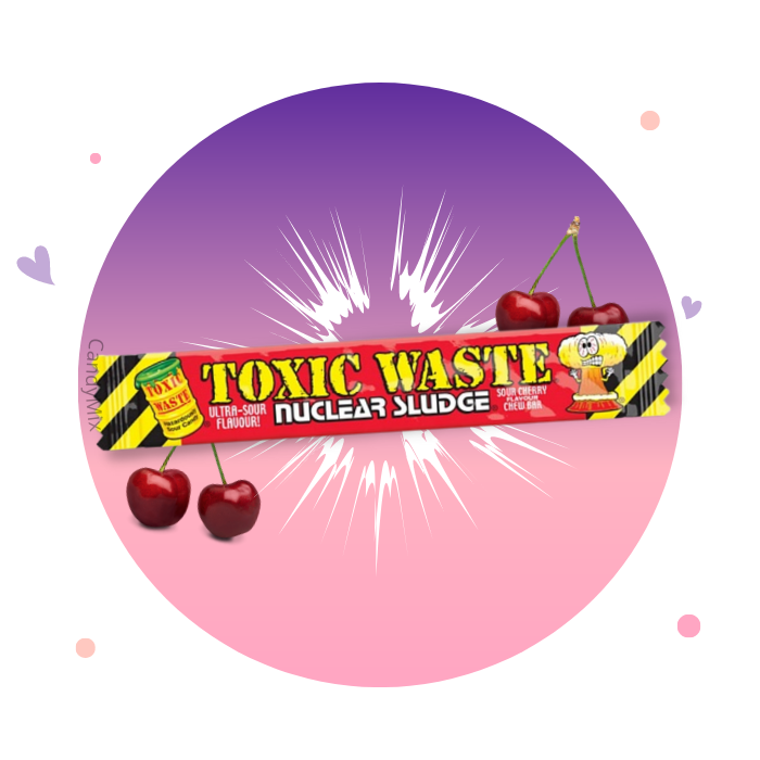 Toxic Waste Sour Cherry Chewy Bar