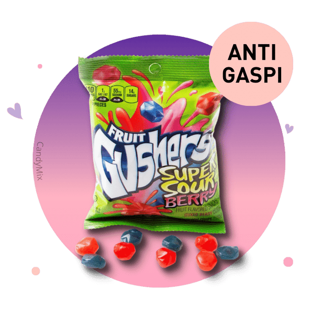 Fruit Gushers Super Sour Berry - Anti Gaspi (DDM dépassée)