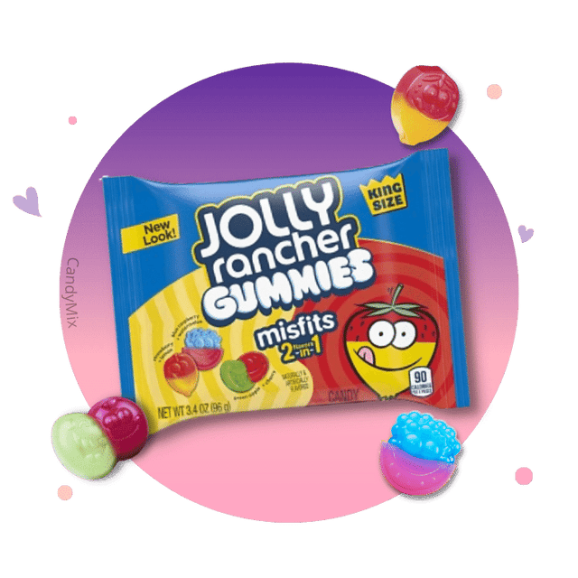 Jolly Rancher Gummies Misfits 2 in 1