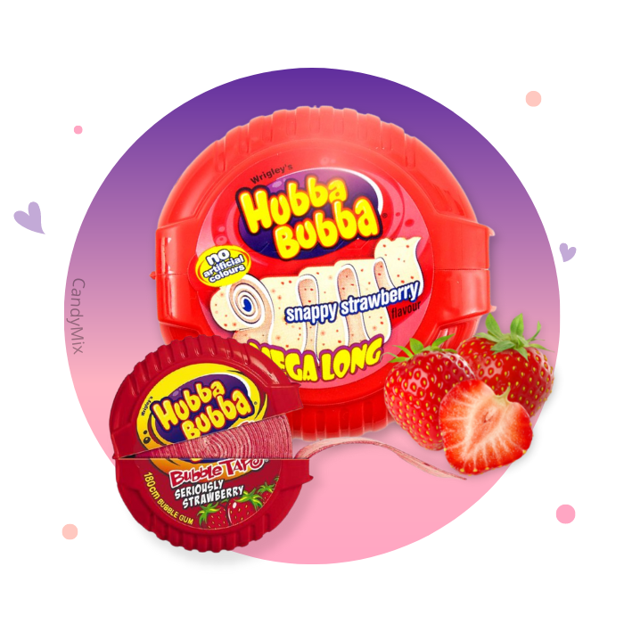 Hubba Bubba Strawberry - Anti Waste (DDM exceeded)