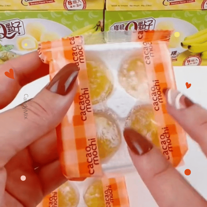Mochi cacao plátano