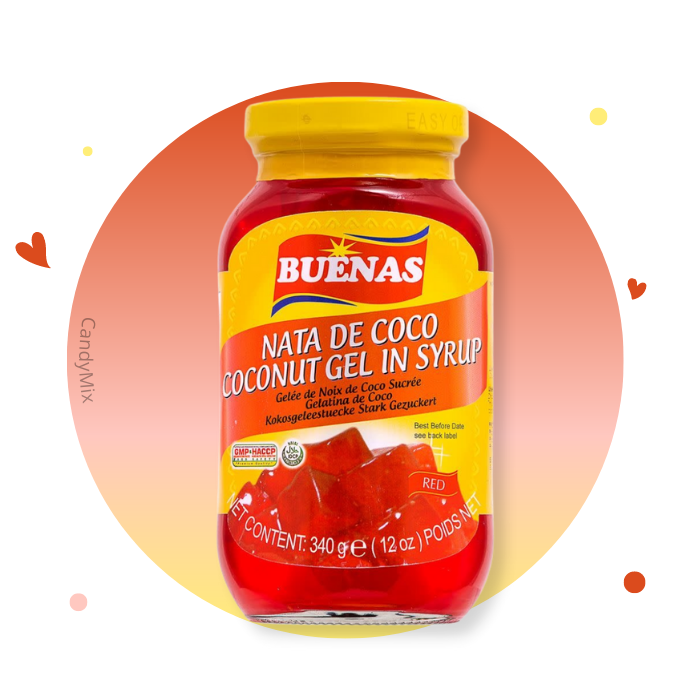 Nata de Coco (Coconut Jelly) Red