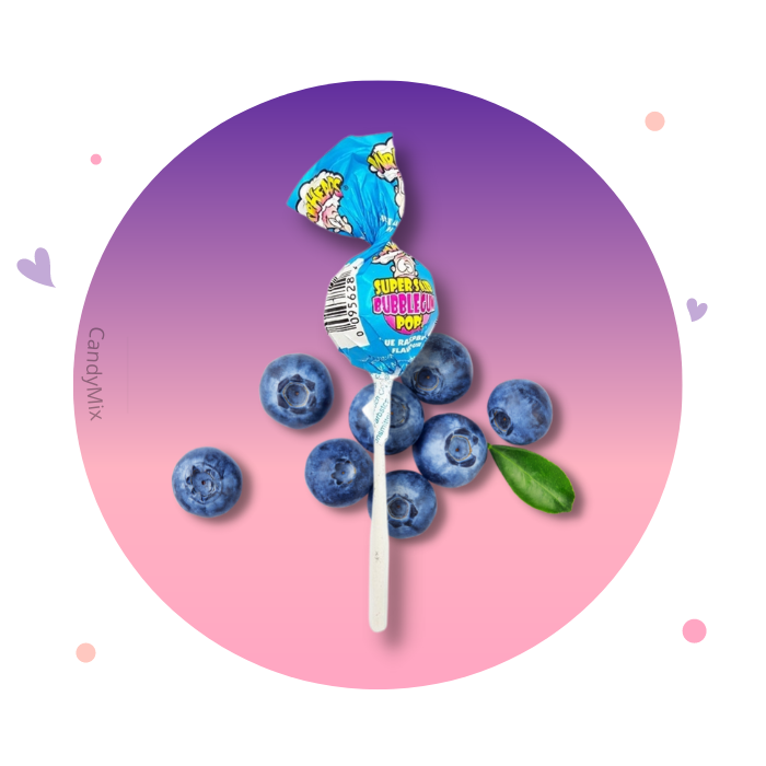 Warheads Blue Raspberry Lollipop