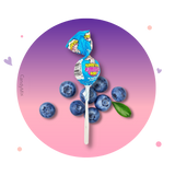 Warheads Blue Rasperry Lollipop