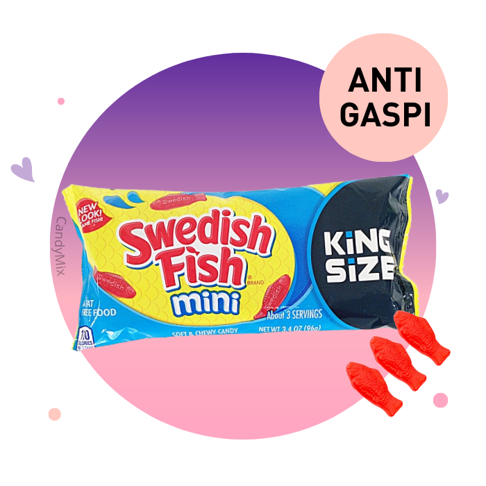 Swedish Fish Mini King Size - Anti Gaspi (DDM dépassée)