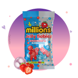 Millions Jelly Baby Fraise & BubbleGum