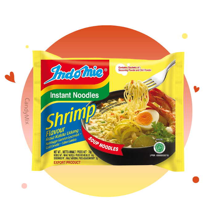Noodles Instantanées Crevettes - Anti Gaspi (DDM dépassée)